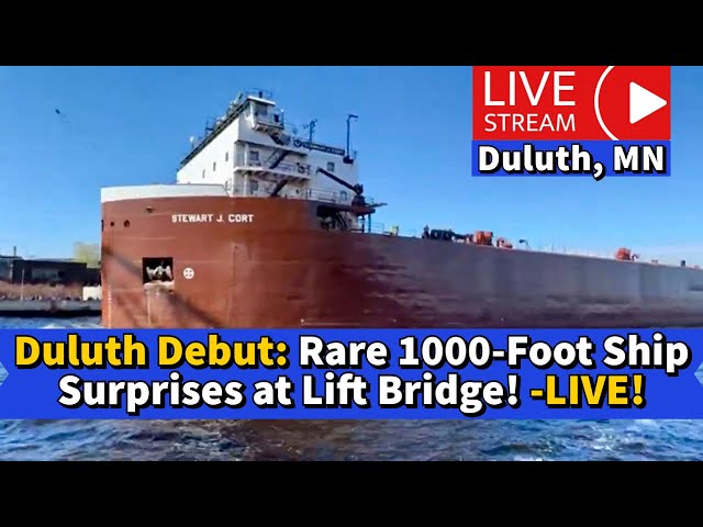 ⚓️Duluth Debut: Rare 1000-Foot Ship Surprises at Lift Bridge!