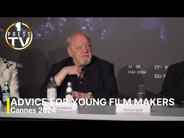 Richard Gere and Paul Schrader give the advice to the young filmmakers