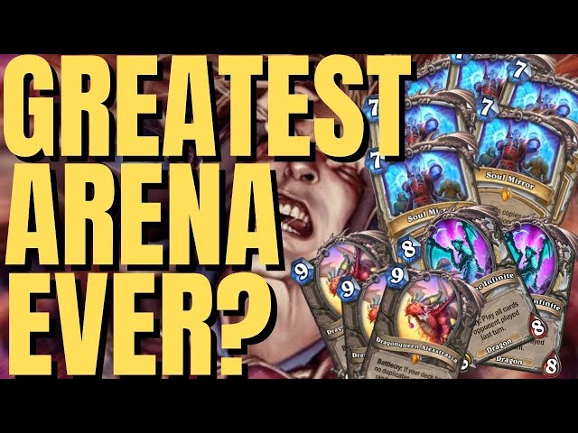 Hearthstone Arena - Greatest Game of All Time? - 6x Soul Mirror UNREAL! - Scholomance Academy