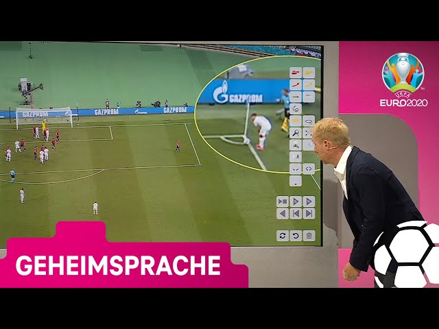 Dänische Eckbälle und Stutzen der Spieler | UEFA EURO 2020 | MAGENTA TV