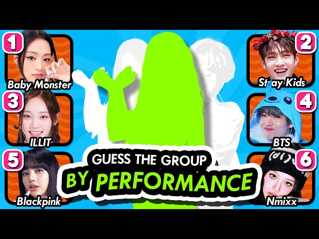 Guess The KPOP Group By Performance?🎤🎵 | Quiz Kpop Game 2024 | Kpop Quiz Trivia