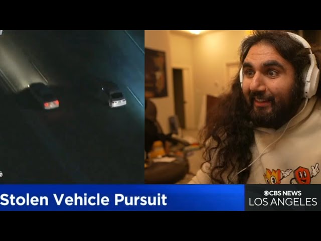 Esfand is the main suspect in a LA car chase