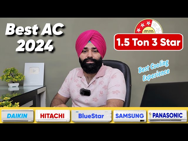 Top 5 Best 1.5 Ton 3 Star AC in India 2024 || Top 5 Best AC in India 2024