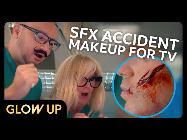 FAKE WOUND SFX Makeup for TV Show | Glow Up