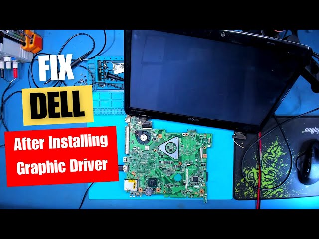 Fix Dell N5110 Laptop Stuck on Logo After Installing Graphic Driver | English Sub |eFix