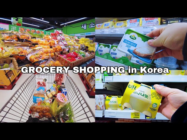 Grocery Shopping in Korea | Spring Break | Supermarket Food with Prices | Shopping in Korea