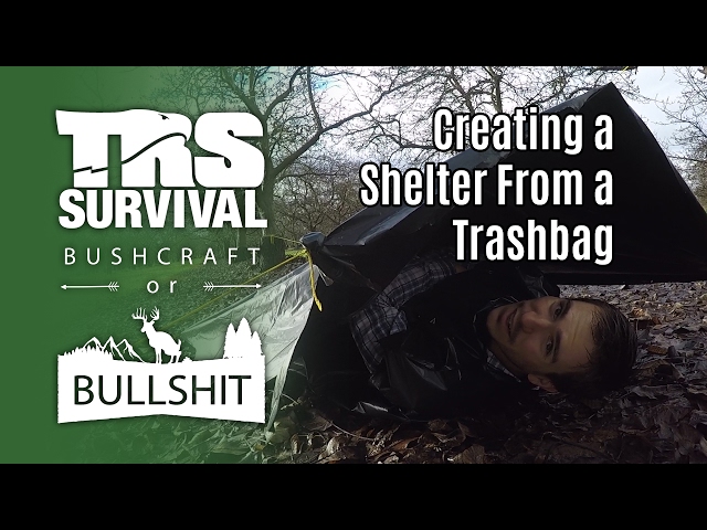 How To Make A Shelter Out Of A Trash Bag