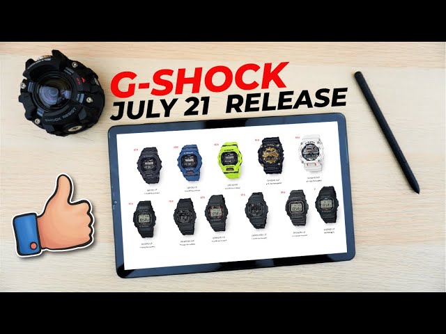 G-Shock July 2021 Update | 2 brand new models, updated modules & End of Production List