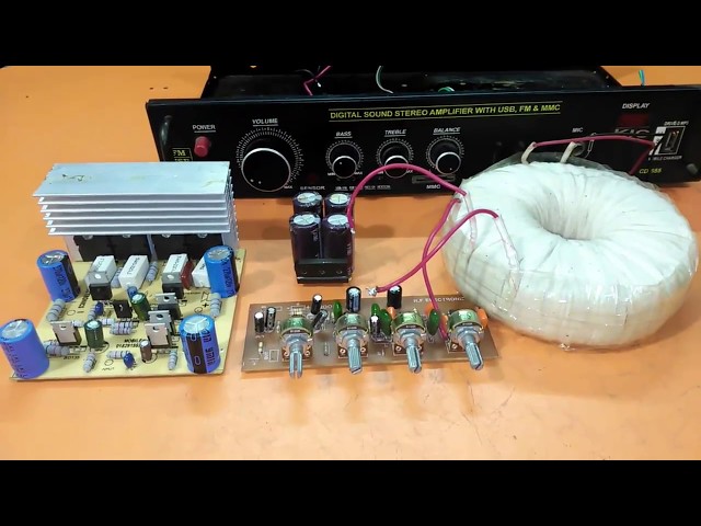 how to make transistor amplifier?
