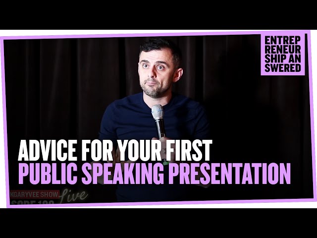 Advice for Your First Public Speaking Presentation