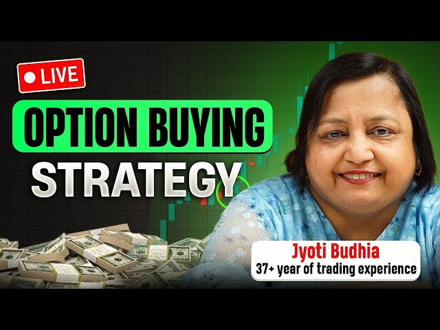 🔴 Live Options Buying Strategy ft. Jyoti Budhia | Nifty50 | Banknifty