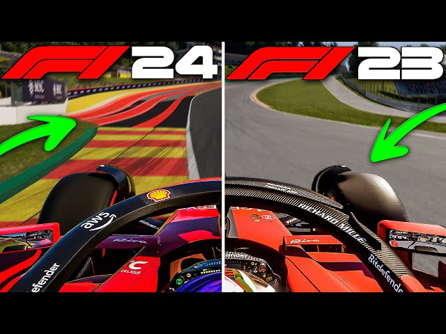 F1 24 vs F1 23 | The Ultimate Comparison (Graphics, Sounds and Drivers)