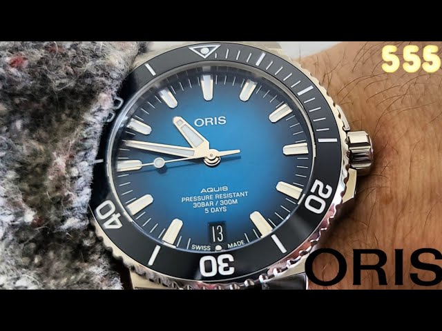 The Oris Aquis 400 | Swiss Dive Watch Classic Review by 555 Gear