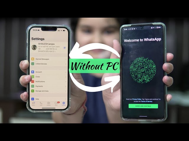 Transfer WhatsApp Data from Android to iPhone Without PC