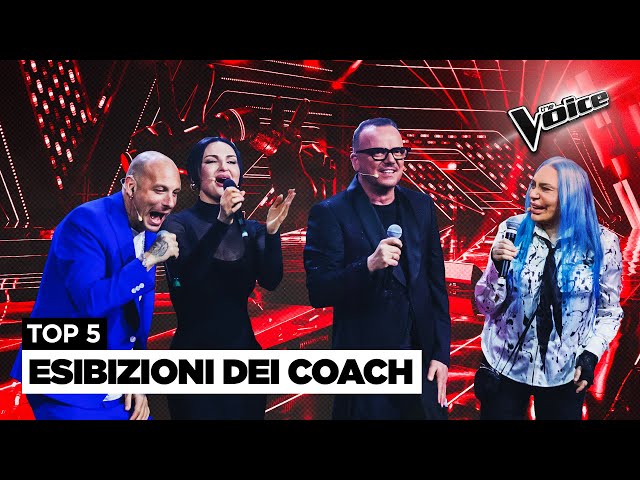 Le 5 esibizioni migliori dei coach di The Voice | Compilation