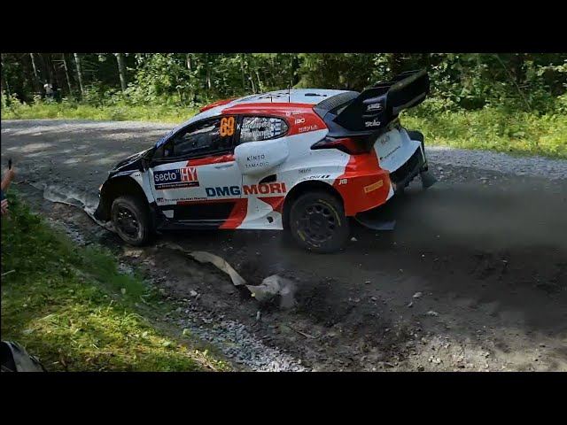 WRC Secto Rally Finland 2022 ss4 very fast place