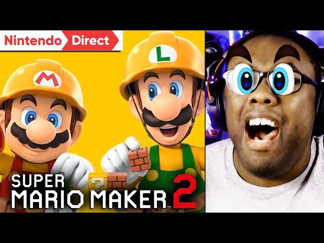 Super Mario Maker 2! Nintendo Direct 2.13.2019 Reaction Highlights