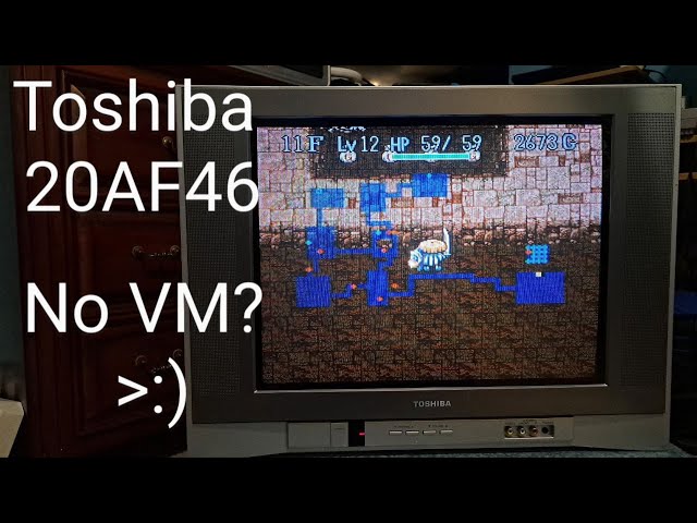Toshiba 20AF46 CRT TV Overview, Focus Adjust, and Velocity Modulation Discussion