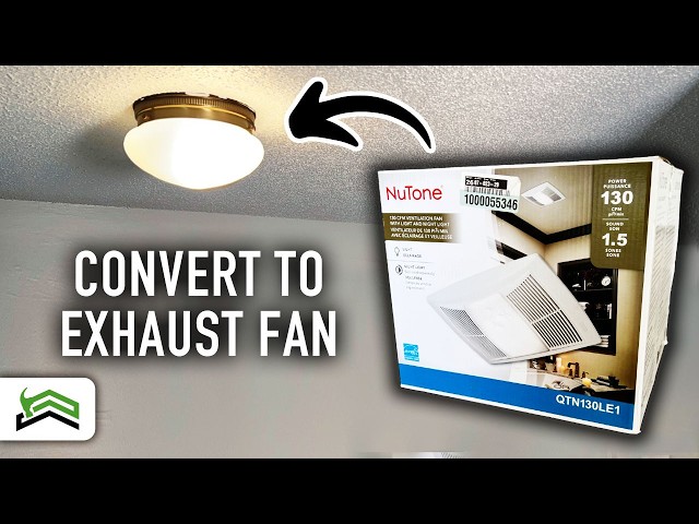 Bathroom Exhaust Fan Install | DIY Bathroom Remodel