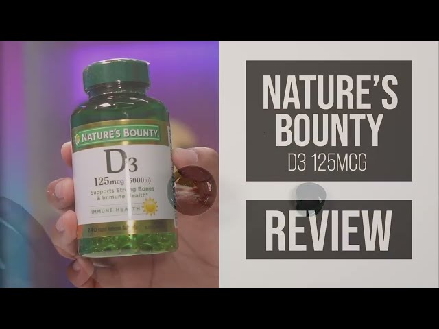 Nature's Bounty Vitamin D3  Review