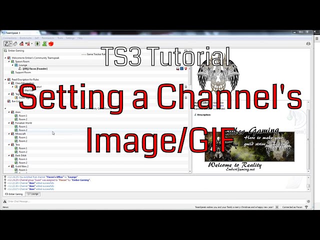 Tutorial | TS3 Setting a channel's image/GIF