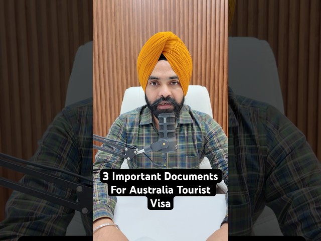 3 Important Documents For Australia Tourist Visa #australiavisa #bluebirdnext