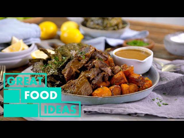 Slow-Roasted Beef Oyster Blade With Candied Sweet Potatoes | FOOD | Great Home Ideas