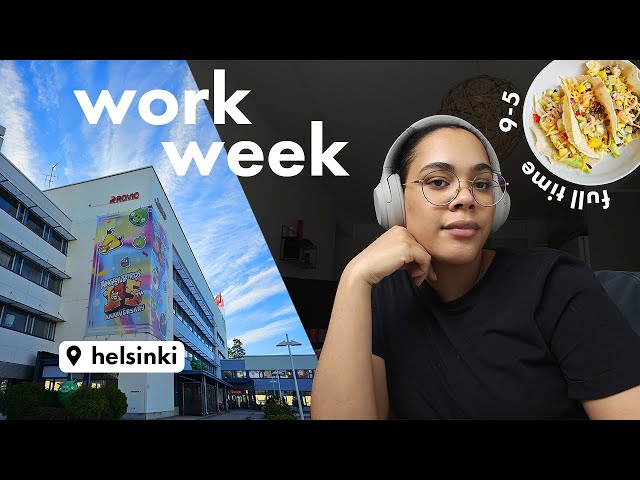 Life in Helsinki | full time 9-5 in game tech, work week vlog