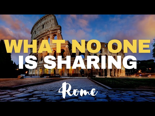 12 Cool Things to do in Rome [That you don't already know about]