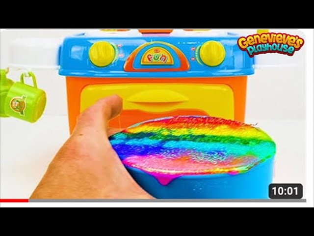 Toy Learning Video// Learn Shapes, Colors, Food Names, Counting with a Cake!