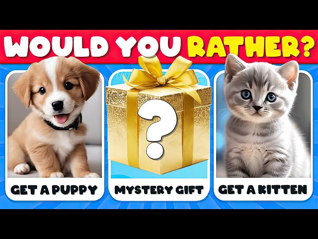 Would You Rather...? MYSTERY Gift Edition 🎁❓ | OCEAN QUIZ