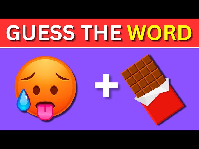 Guess the Word by Emojis?🤔 Emoji Quiz challenge 2024🤩✅