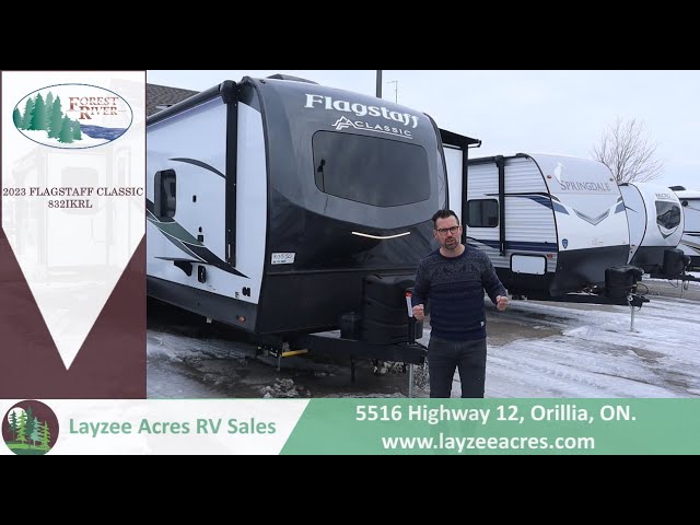2023 Forest River Flagstaff Classic 832IKRL - Strong Thighs Clear Eyes! - Layzee Acres RV Sales