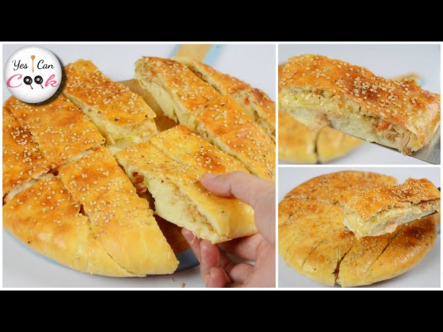 Mayo Chicken Cheese Stuffed Bread ❗ Super Soft Bread by (YES I CAN COOK)