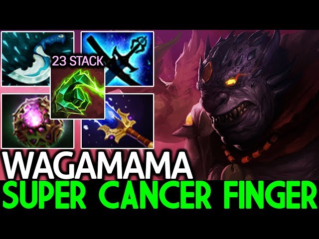 Wagamama [Lion] Super Cancer Finger Solo Mid One shot Kill 7.21 Dota 2