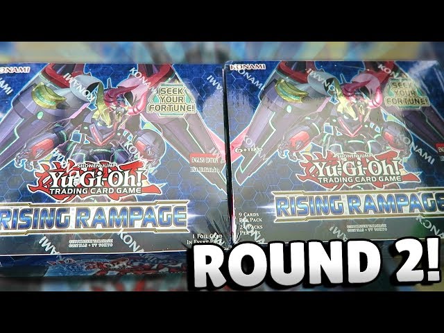 ROUND #2!! RISING RAMPAGE 1st EDITION BOOSTER BOX OPENING X2! HUNT FOR NEW RARITIES!