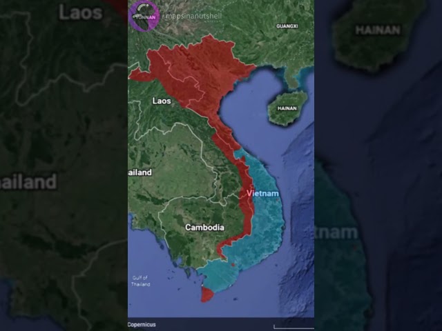 The Vietnam War in 30 seconds using Google Earth