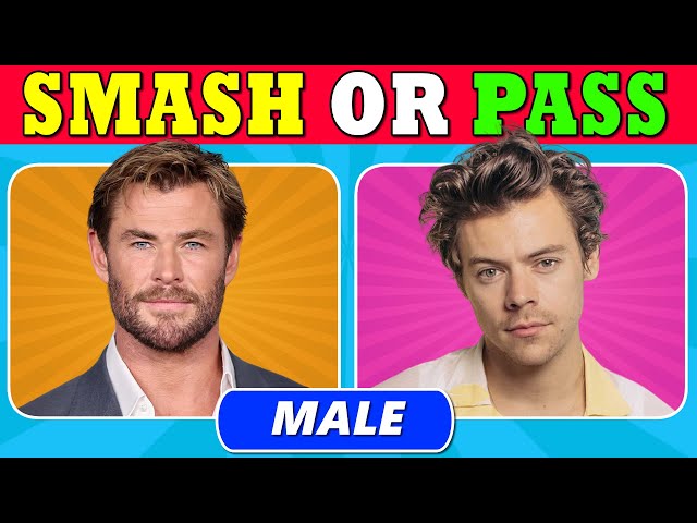 Smash or Pass | Male Celebrity Edition
