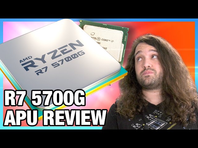 AMD $360 Ryzen 7 5700G APU Review & Benchmarks vs. R5 5600G, R7 5800X, & More