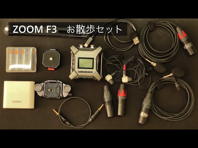 Zoom F3 / MEMS_Mic. Zoom F3 walking set