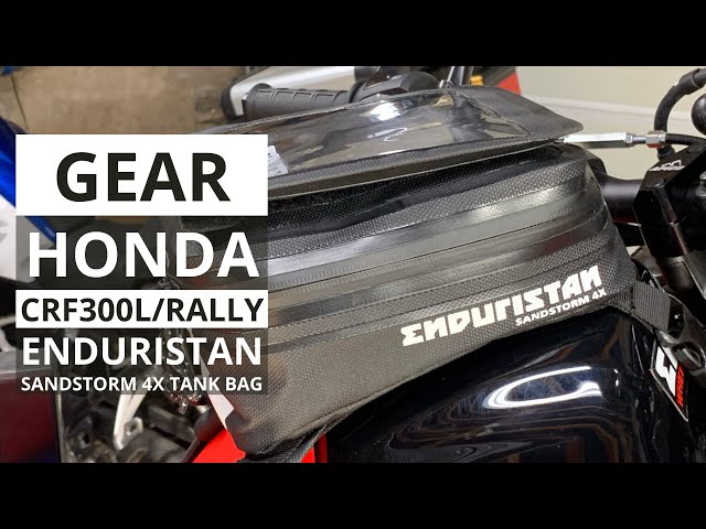 Gear: Enduristan Sandstorm 4X on Honda CRF300L/Rally