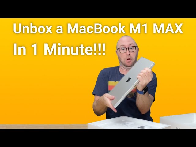 FASTEST Unboxing of New MacBook Pro M1 Max! #shorts