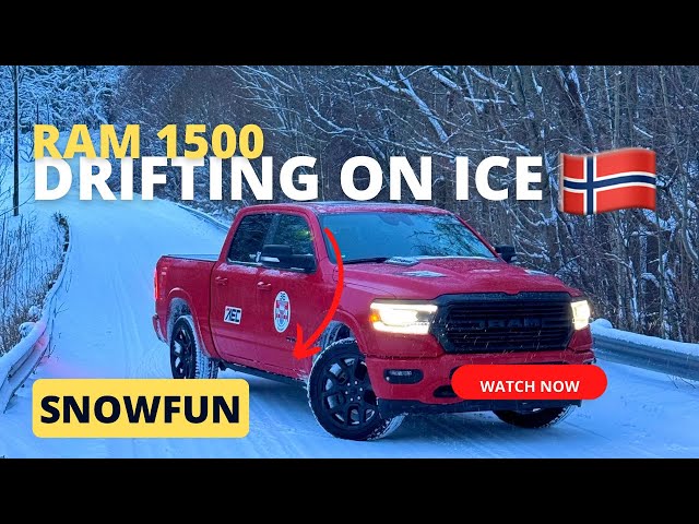 RAM1500 my23 tested on SNOW❄️👌!Drifts and powerslides like fun🙌🏻