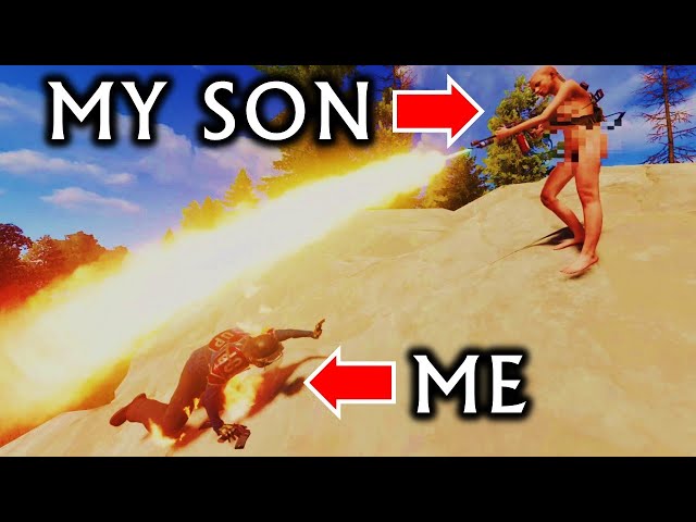 Raiding My Son And A Bunch Of Zoomers In Rust!