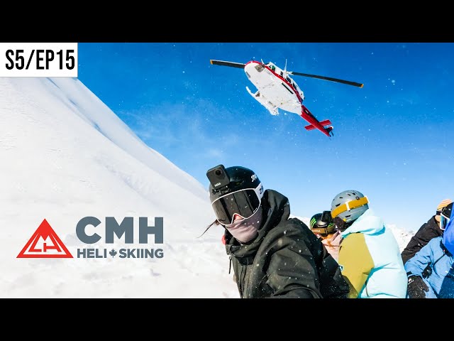 bluebird HELI-SKIING with CMH PURCELL!