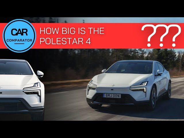 Polestar 4 | Dimensions compared to other cars in REAL scale!