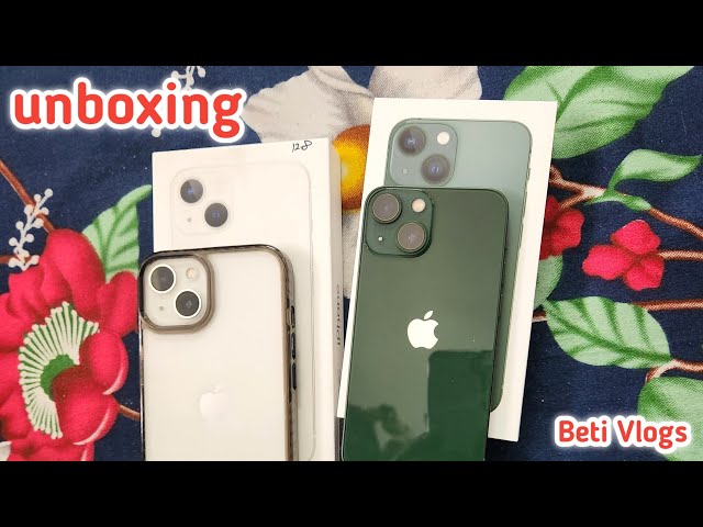 iPhone 13 Mini 256 GB Green Variant Unboxing | Beti Vlogs.