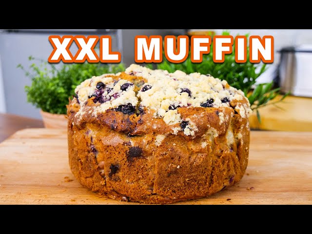 XXL muffin s lesným ovocím a mrveničkou | Viktor Nagy | recepty