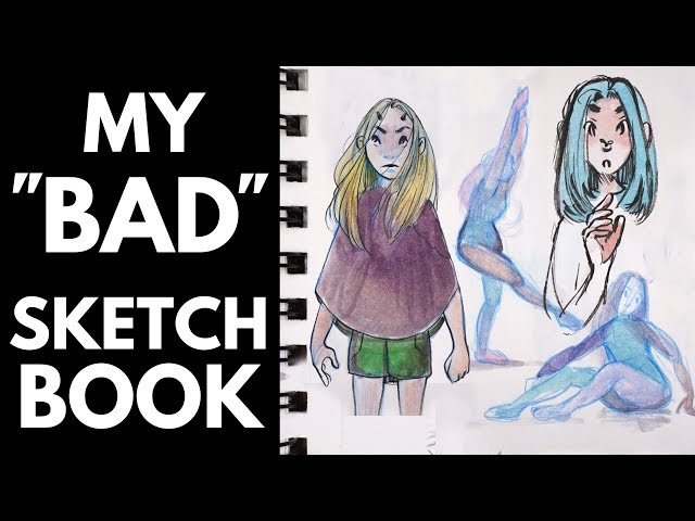 Sketchbook Tour - My ROUGH Sketches!