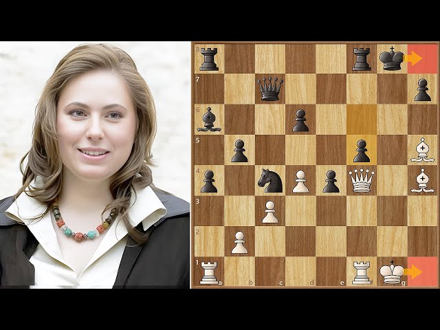 Judit Polgar Doesn't Count Pawns!